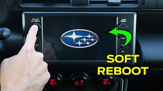 How to reboot the screen in Subaru cars