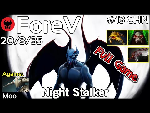 ForeV [J.Storm] plays Night Stalker!!! Dota 2 Full Game 7.21