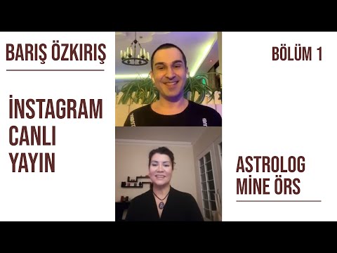 EZOTERİK ASTROLOJİ, HERMETİZM VE KABALA ÜZERİNE MİNE ÖRS İLE İNSTAGRAM CANLI YAYINI- 1. BÖLÜM