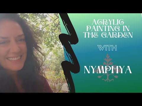 Watch 𝗡𝗬𝗠𝗣𝗛𝗬𝗔 🎨 Create a 𝗠𝗮𝘀𝘁𝗲𝗿𝗽𝗶𝗲𝗰𝗲 𝗶𝗻 𝘁𝗵𝗲 𝗚𝗮𝗿𝗱𝗲𝗻 with Acrylics | Baroque Pop | Folktronica 🌷