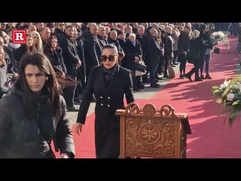 Ceca Ražnatović stigla na sahranu Dragana Markovića Palme
