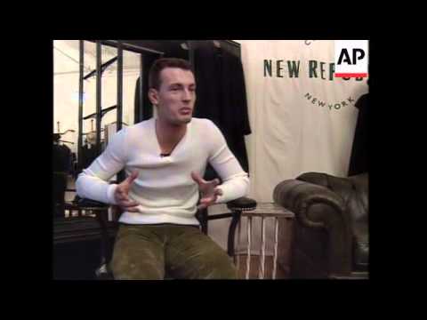 USA: NEW YORK: MEN'S WINTER FASHION SHOWS OPEN