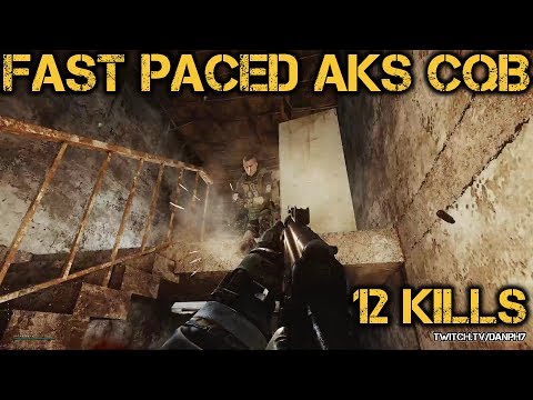 Escape From Tarkov - Fast Paced AKS CQB Factory Run 12 Kills