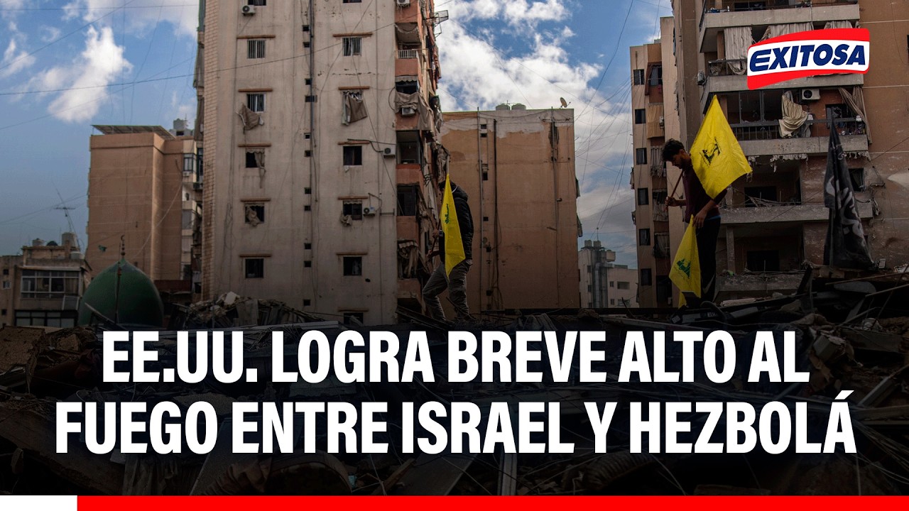 🔴🔵 EE.UU. logra breve alto al fuego entre Israel y Hezbolá mientras las negociaciones continúan