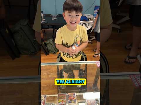 Trading Common Pokemon Cards for RARE Cards! (Surprising Kids) #pokemon  #reaction  #givingback