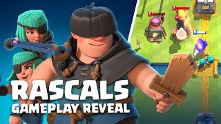 Clash Royale: Rascals Gameplay Reveal! (New Card!)