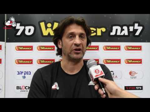 מרסלו ניקולה לפני המשחק מול מכבי חיפה