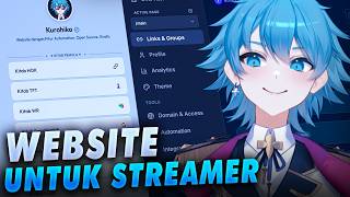 Gw Bikin Website Streamer Friendly, Linktree Alternatif Gratis, Bisa Multi Page,