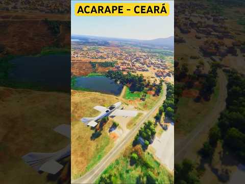 SOBREVOANDO ACARAPE – CE E POUSANDO NA AVENIDA 😱✈️ | MICROSOFT FLIGHT SIMULATOR 2024 | PS5 4K