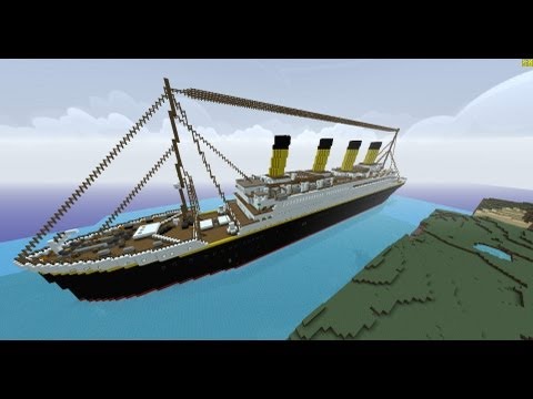 comment construire le titanic dans minecraft