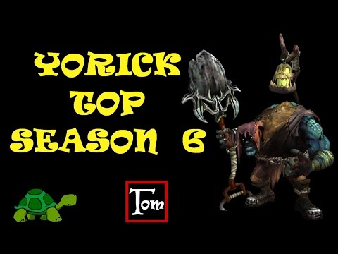 League of Legends #20 Yorick Top Season 6 GAMEPLAY LOL ITA