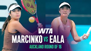 Petra Marcinko vs. Alexandra Eala | 2026 Auckland Round of 16 | WTA Match Highlights