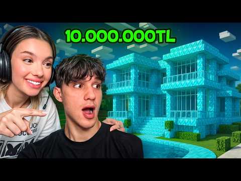 KIZ KARDEŞİMLE YENİ EVİMİZİ MİNECRAFTTA YAPTIK !  Ahmet Can Dündar | Sıla Dündar