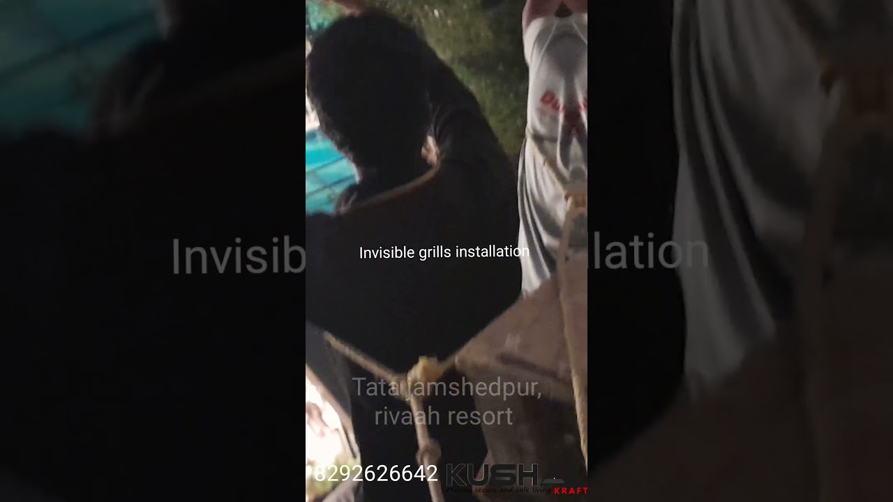 Invisible Grills installation work in TATA