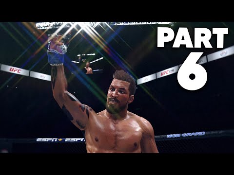 UFC 4 Career Mode Gameplay Walkthrough Part 6 - TOUGH FIGHT