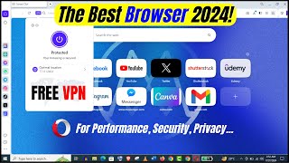 Best Browser For PC | Secured Browser With Free VPN | Opera Browser Review!