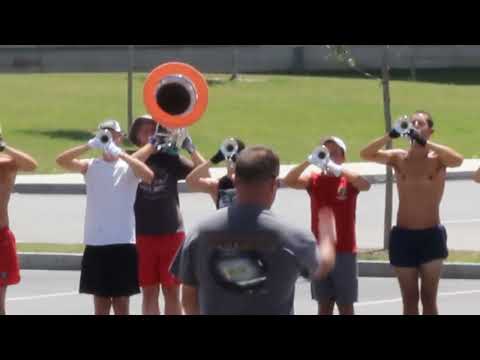 Bluecoat's brass, just listen to the power they produced in 2014 !