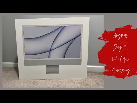 24" iMac Unboxing and Thoughts | Vlogmas Day 9