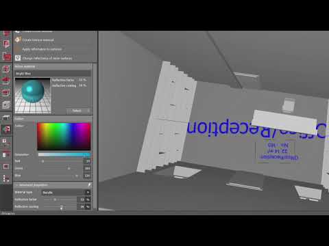 DIALux evo Tutorials for Beginners part 4 – Adding colors, textures and furniture