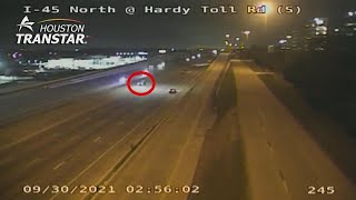 Narrow misses after yet another wrong-way driver is caught on video in Houston