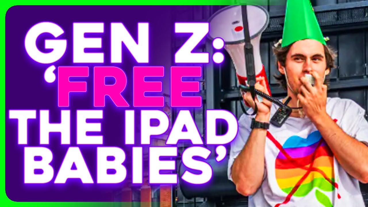 Gen Z RADICALS Protest Against iPad Babies, Start Anti Tech REVOLUTION
