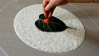 Easy & Simple Rangoli Designs For Ganesh Chaturthi | Festival Rangoli Designs | Easy Ganesha Rangoli