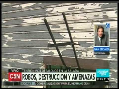 C5N - DESALOJOS EN LA SALADA: HABLA EL DIRECTOR DE ARBA