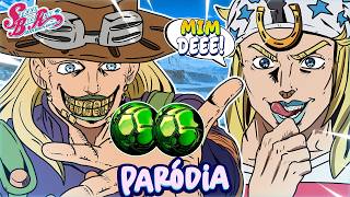 O SEGREDO DAS BOLAS DE AÇO! | Paródia Redublagem STEEL BALL RUN JoJo's Bizarre Adventure