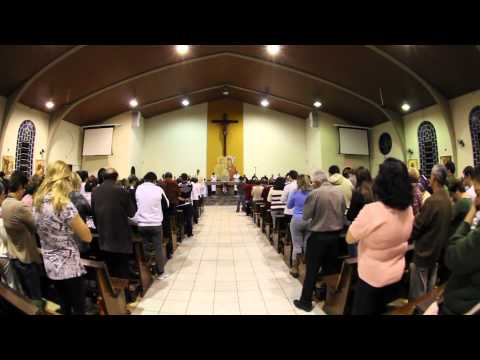 Missa da Saúde na Paróquia Sagrada Família em São José dos Campos.