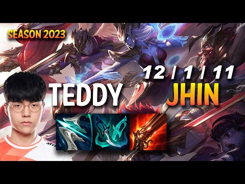 Teddy JHIN vs CAITLYN ADC - KR Ranked