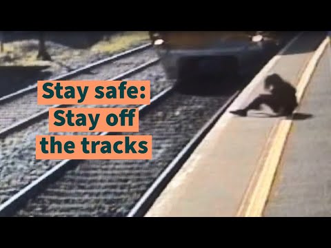 Stay safe: stay off the tracks - near misses