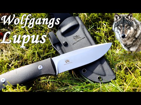 "Odenwolf / Wolfgangs Lupus" - sturdy bushcraft and outdoor knife in top quality