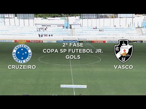 Gols - Cruzeiro-MG 2 x 1 Vasco-RJ - Copa São Paulo Futebol Jr. - 14/01/2015