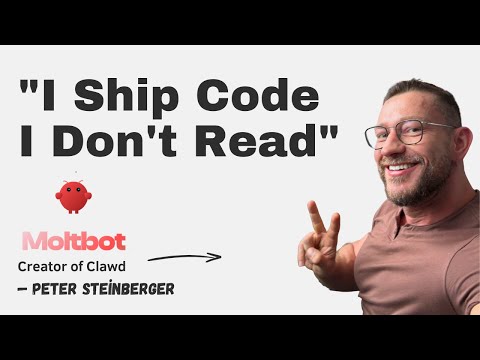 The creator of Clawd: "I ship code I don't read"