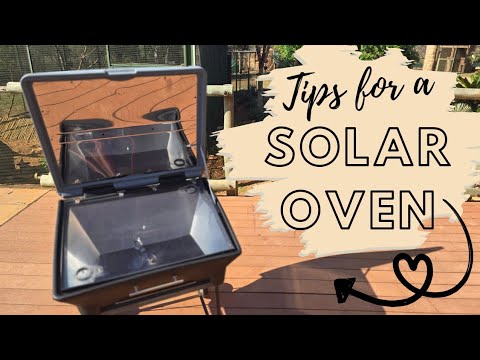 Solar Oven cooking | Tips