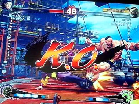 una77 (Rose #16) vs. toptop55 (Zangief #112) SSFIV AE JAPANESE RANK MATCH