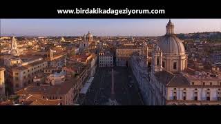 Roma'nın en guzel ve haraketli alanı Novanna meydanı