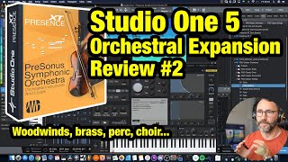 Video thumbnail for Presonus Symphonic Orchestra review #2 Studio One 5 expansion by Mattias Holmgren