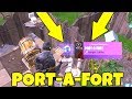 How To FIND PORT-A-FORT EASY! Port-A-Fort Gameplay Fortnite Battle Royale! How To FIND PORT-A-FORT EASY! Port-A-Fort Gameplay Fortnite Battle Royale!