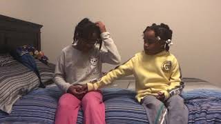 When you hit your little sis/bro but don't want them to tell on you!! (Special guest in the intro)