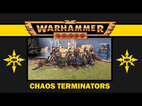 Chaos Terminators Warhammer 40k 2nd edition