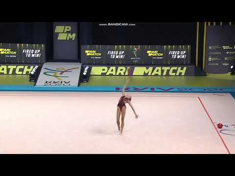 Yeva MELESHCHUK (UKR) Ball AA - European Championships Kyiv 2020