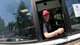 Wendy's Drive Thru, Frosty, Saucy Nuggets to Starbucks Drive-Thru, Caffe Mocha, Cle Elum, WA, NGH