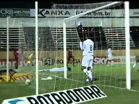 Gols - Bragantino SP 0 x 2 CRB AL - 20ª rodada - Série B - Campeonato Brasileiro 2012