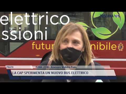 2021-04-27 PRATO - LA CAP SPERIMENTA UN NUOVO BUS ELETTRICO