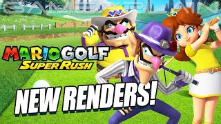 NEW Mario Golf: Super Rush Renders - Daisy, Waluigi, & More!