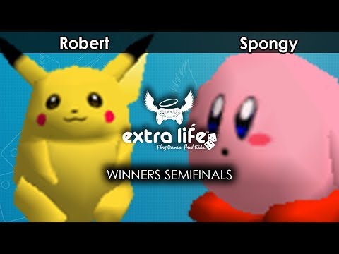 Smash 64: Robert (Pikachu) V Spongy (Kirby) - GVS X EL  Tournament SSB64