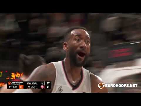 LDLC ASVEL Villeurbanne - AX Armani Exchange Milan 80-81: David Lighty (career-high 28 points)