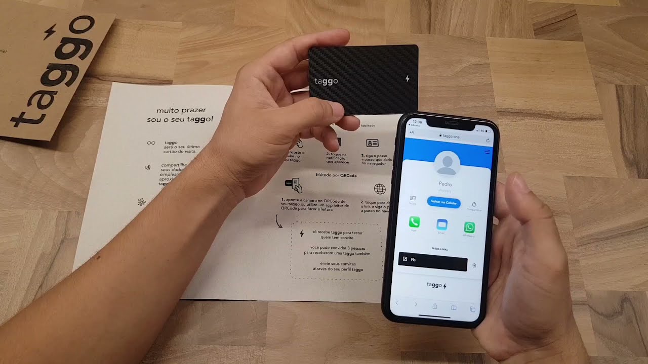 Watch Now Cartão de visita digital Taggo veja como funciona - Unboxing Completo Cartão de visita digital Taggo veja como funciona - Unboxing Completo