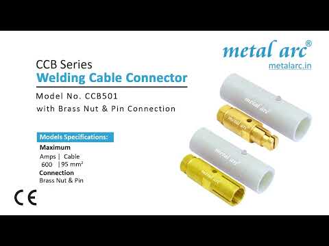 Brass male welding cable connector ccb series - bres5m 600 a...